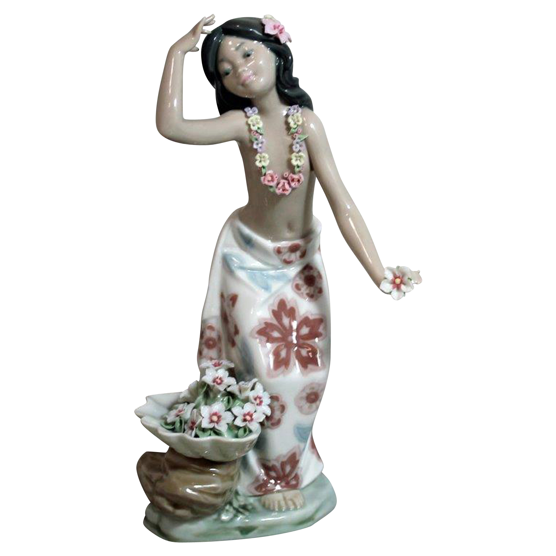 Lladro Figurine, 1478 Hawaiian Dancer (ln) | eBay