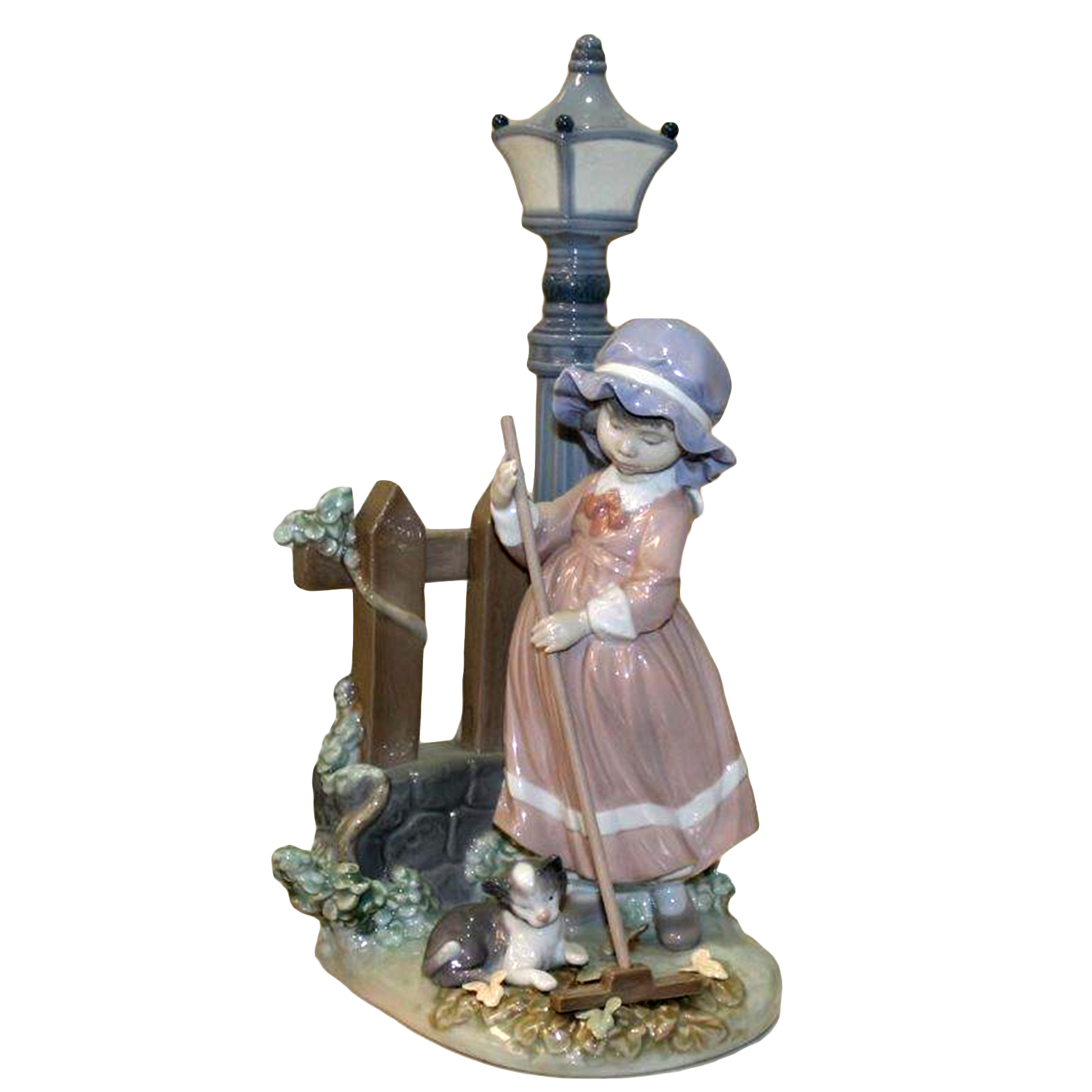 Lladro Figurine 5286 no box Fall Clean Up | eBay